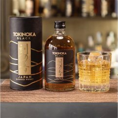 Tokinoka Black Japan Whisky 0,5l 50% + dárková tuba
