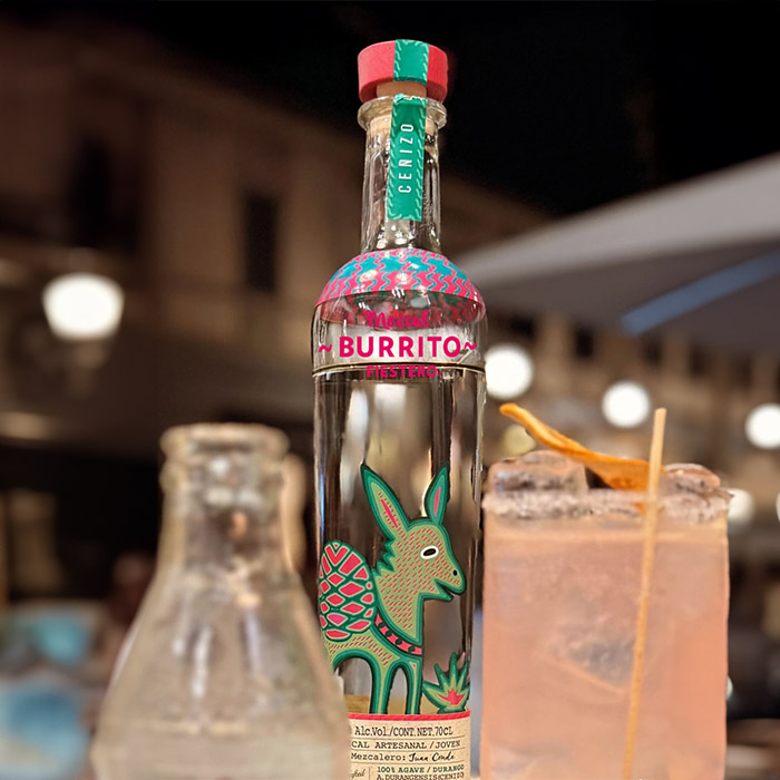 Mezcal Burrito Fiestero A. Cenizo 0,7l 40%