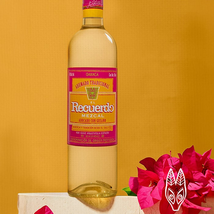 Mezcal El Recuerdo Abocado Con Gusano 0,7 40%