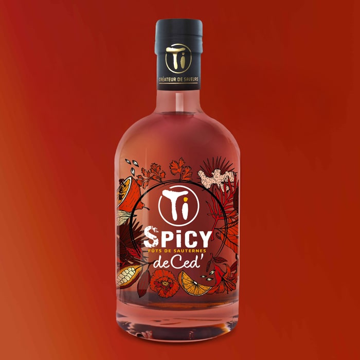 Ti Arrangés de Ceď Spicy Rhum 0,7l 45%