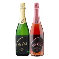 De Pró Brut and Rosé – Duo set 2×0,75l (Brut + Rosé)