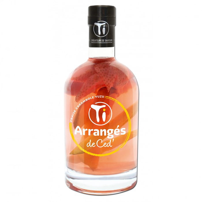 Ti Arrangés de Ceď Strawberry Carambola Yuzu Rhum 0,7l 32% + dárková kazeta