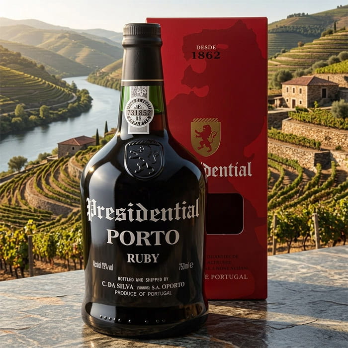 Porto Presidential Ruby 0,75l 19% + dárková krabička