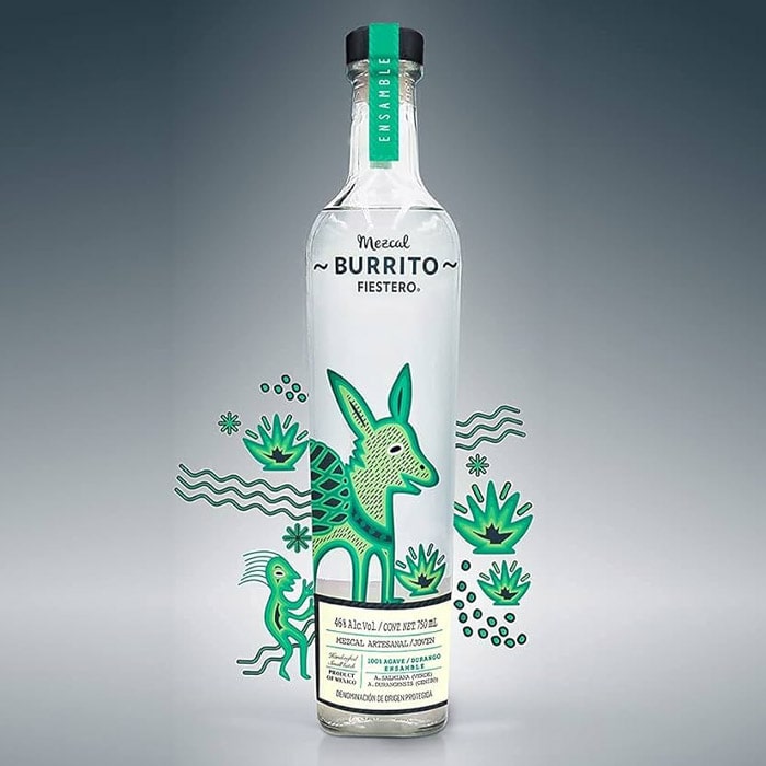 Mezcal Burrito Fiestero Ensamble Durango 0,7l 46%