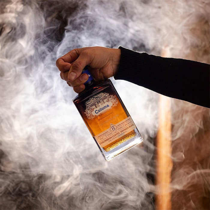 Coloma Rum 8yo Coffee Smoked 0,7l 42% + dárková krabička