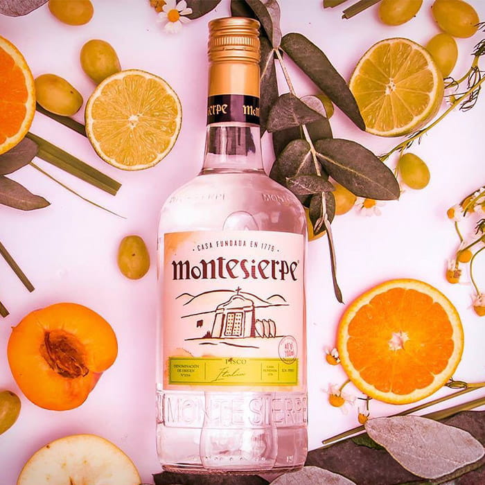 Pisco Montesierpe Italia Peru 0,7l 40%