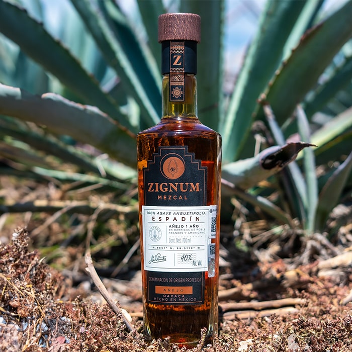 Mezcal Zignum Anějo 0,7l 40% + dárková krabička