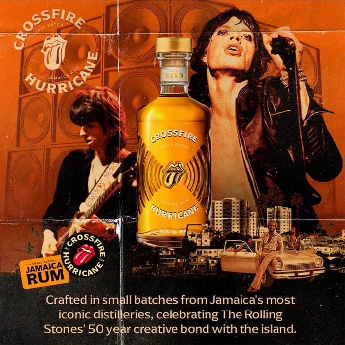 Crossfire Hurricane Gold by The Rolling Stones 0,7 l 40 %