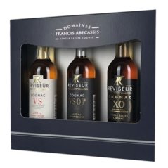 Reviseur Single Estate Cognac Dárková Sada Miniatur 3x 0,05l (VS, VSOP, XO)