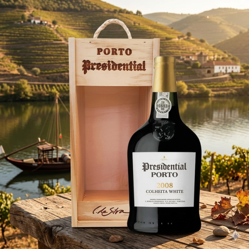 Porto Presidential Colheita 2008 White 0,75l 20% + dárkový box