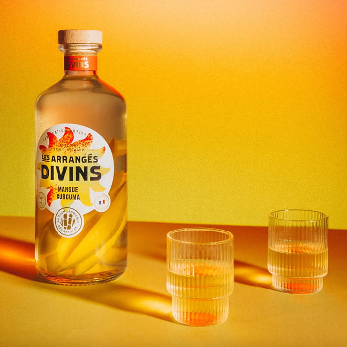 Les Arrangés Divins Mangue Curcuma 0,7l 25%