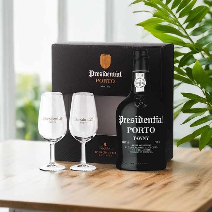 Porto Presidential Tawny 0,75l 19% + dárková kazeta 2x skleničky