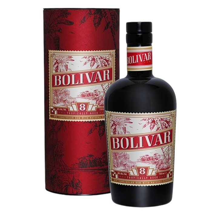 Bolivar 8 Venezuela 0,7l 40% + dárková tuba
