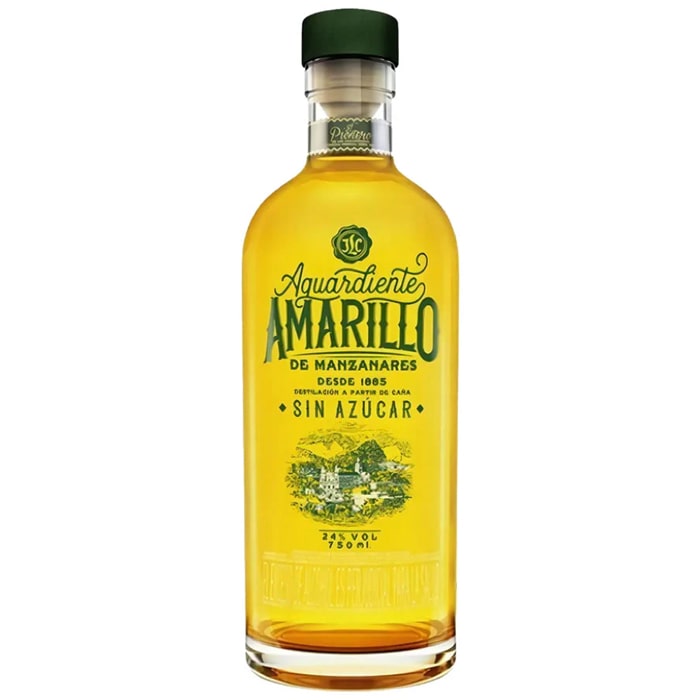Aguardiente Amarillo de Manzanares Sin Azúcar 0,7l 24%