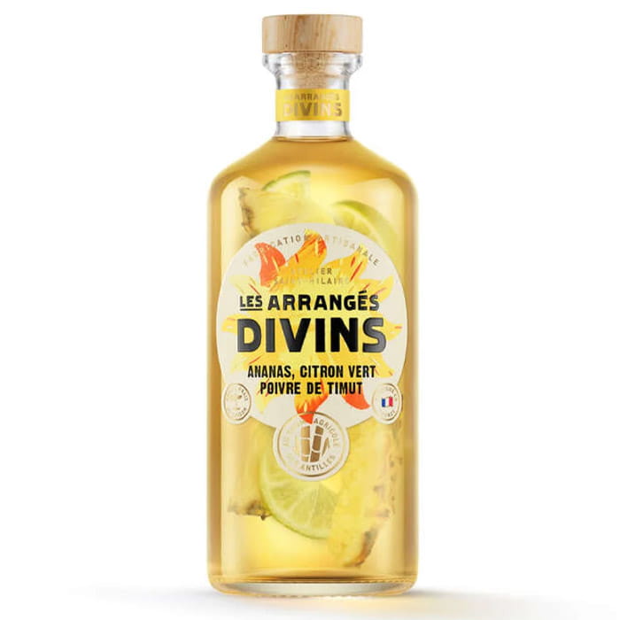 Les Arrangés Divins Ananas, Citron Vert & Poivre de Timut 0,7l 25%
