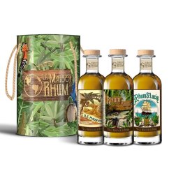 La Maison du Rhum Mini Bucket 3x0,2l (Santa Lucia 2015, Panama 2010, Mauritius 2012) 45%