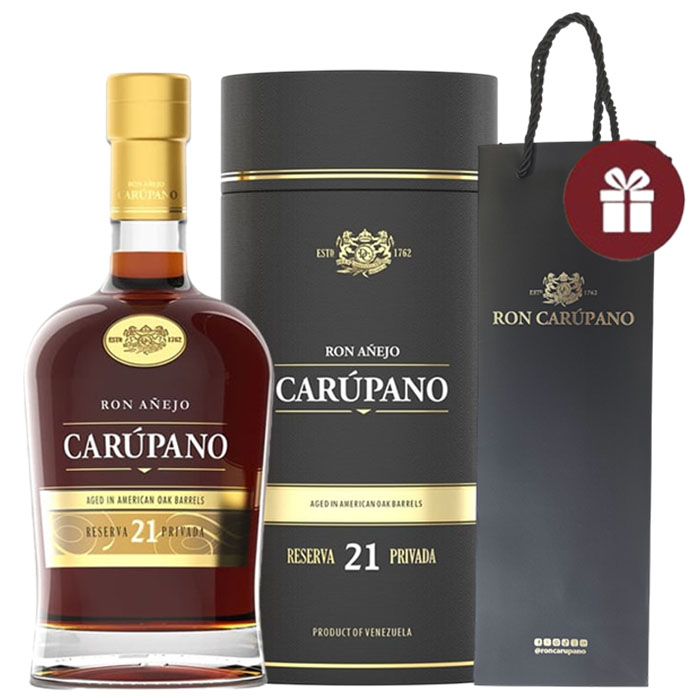 Ron Carúpano 21 Reserva Privada 0,7l 40% + dárková krabička