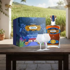 Coloma Rum 8yo 0,7l 40% + dárková kazeta 2x skleničky