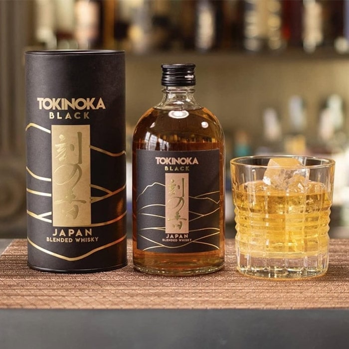 Tokinoka Black Japan Whisky 0,5l 50% + dárková tuba