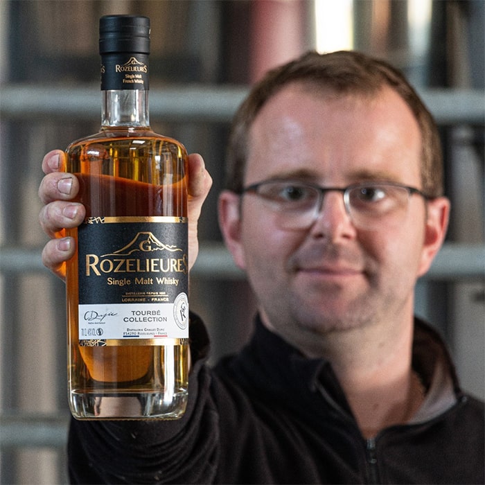 Rozelieures Tourbé Collection Whisky 0,7l 46% + dárková krabička
