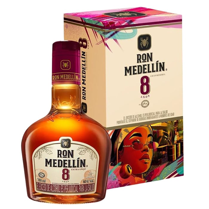 Ron Medellín Gran Reserva 8 Aňos 0,7l 40%  + dárková krabička
