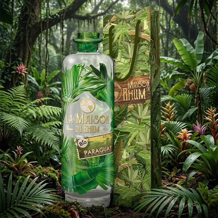 La Maison du Rhum DISCOVERY Paraguay „BIO“ 0,7l 45% + dárková taška