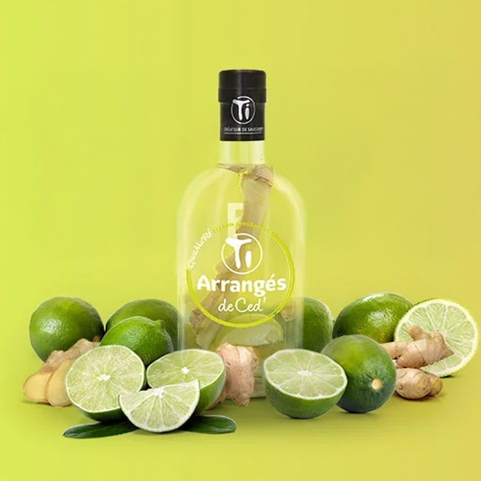 Ti Arrangés de Ceď Lemon Ginger „GWAMARÉ" Rhum 0,7l 32%