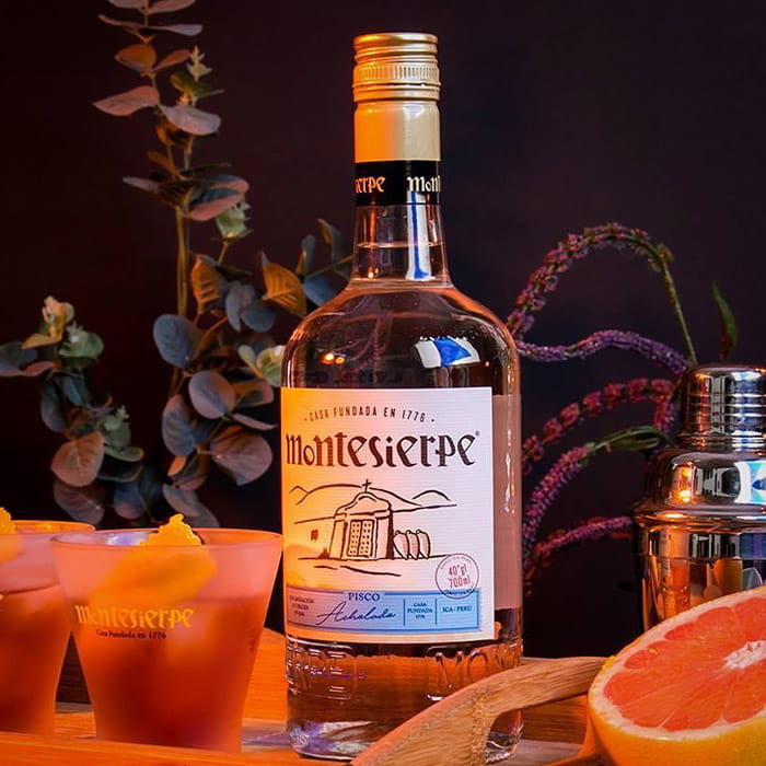 Pisco Montesierpe Acholado Peru 0,7l 40%
