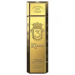 3 Kilos Gold Vodka 1l 40%