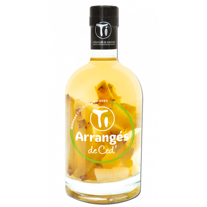 Ti Rhum Arrangés de Ceď Pineapple Lime Coco 0,7l 32%