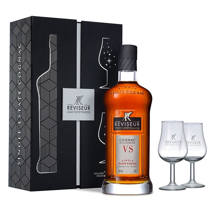 Reviseur VS Single Estate Cognac 0,7l 40% + dárková krabička 2x skleničky