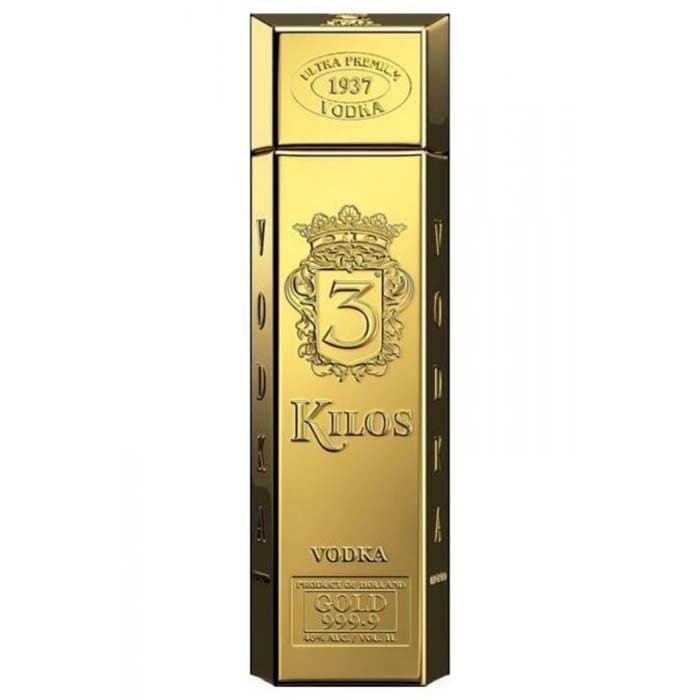 3 Kilos Gold Vodka 1l 40%